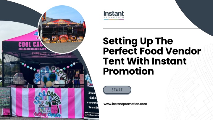 setting up the perfect food vendor tent with