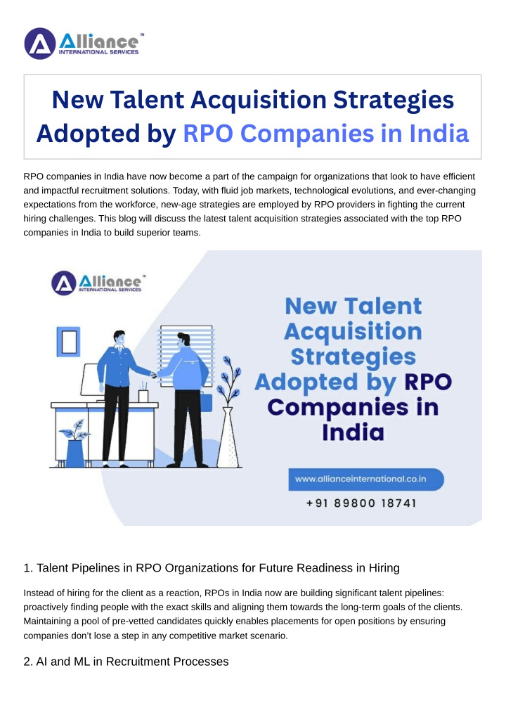 new talent acquisition strategies adopted