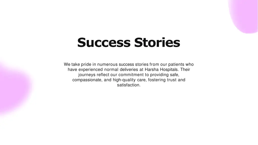 success stories