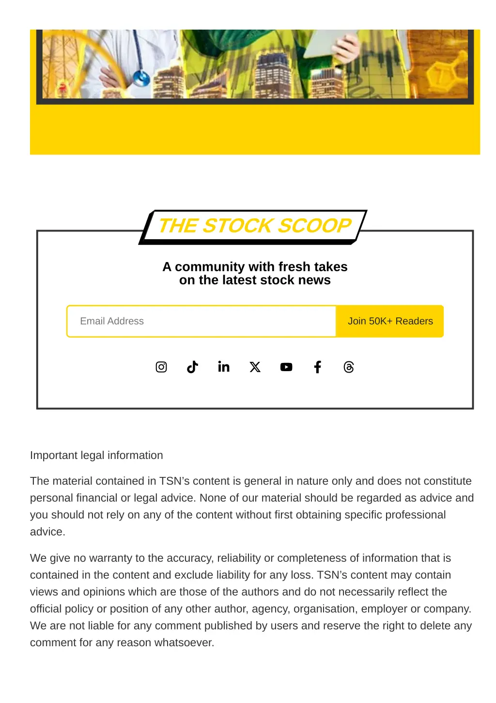 the stock scoop