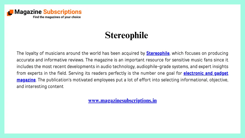 stereophile