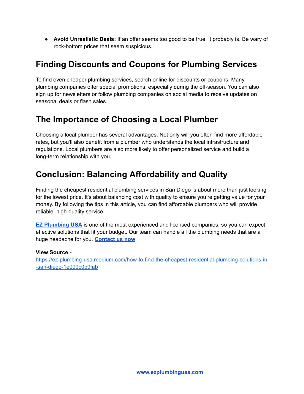 avoid unrealistic deals if an offer seems