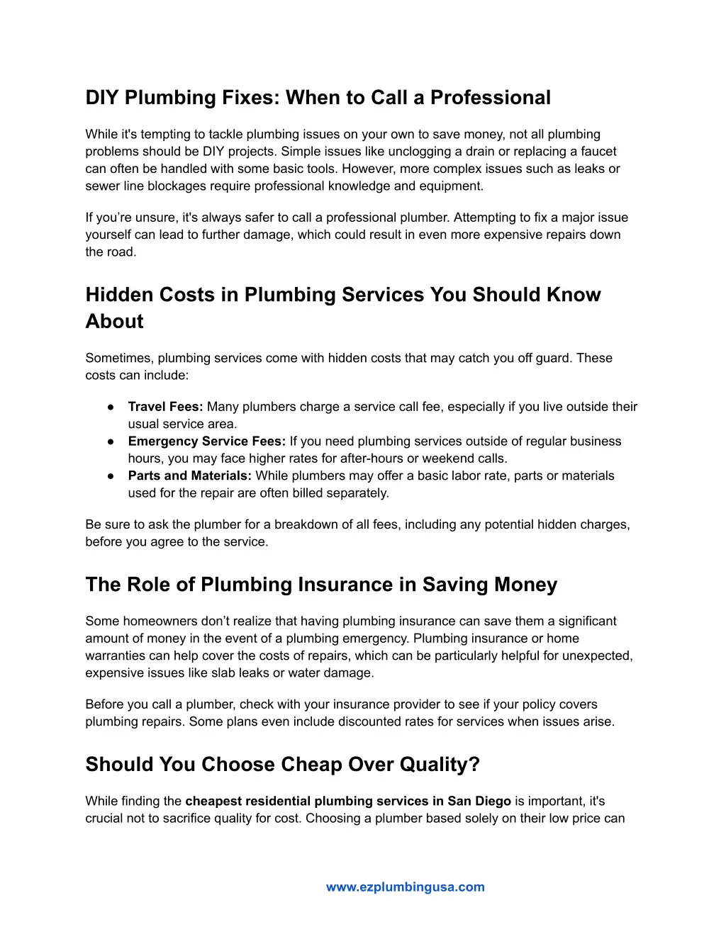 diy plumbing fixes when to call a professional