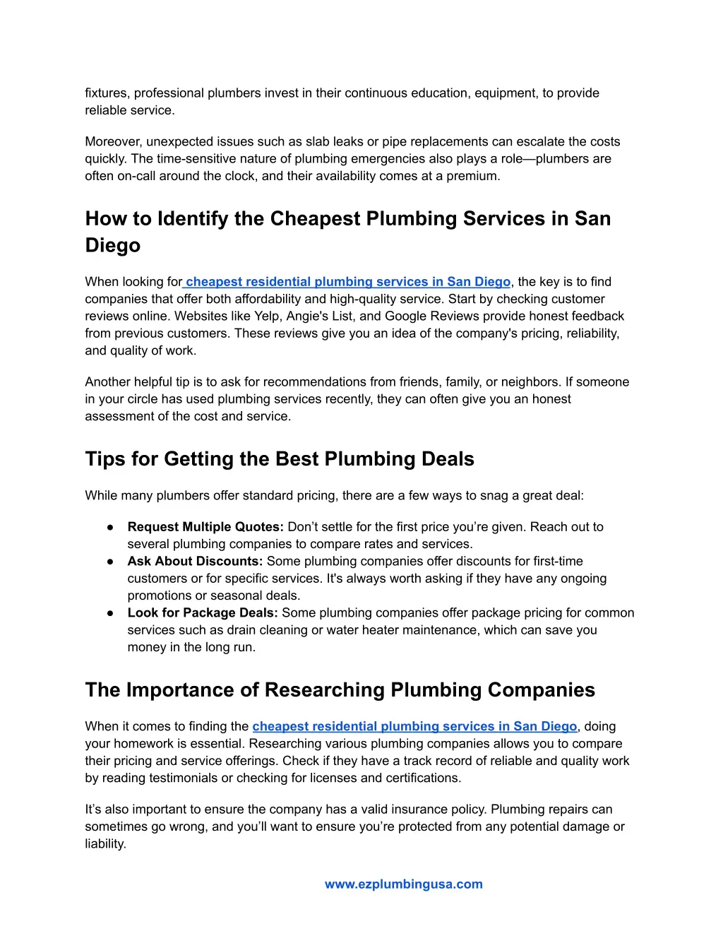 fixtures professional plumbers invest in their
