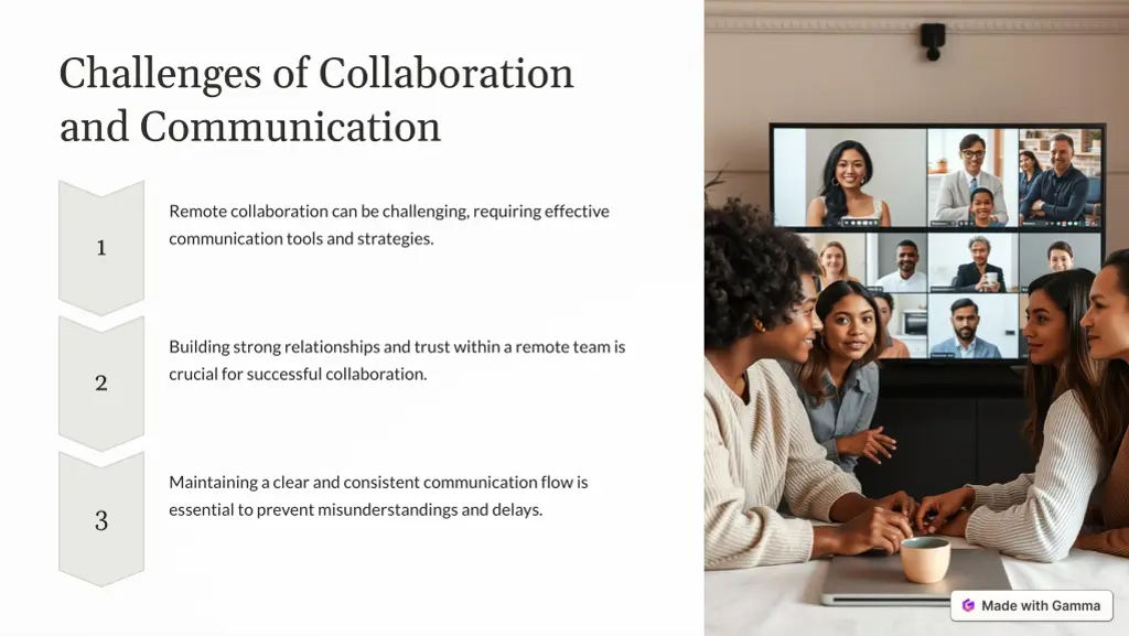 challenges of collaboration and communication