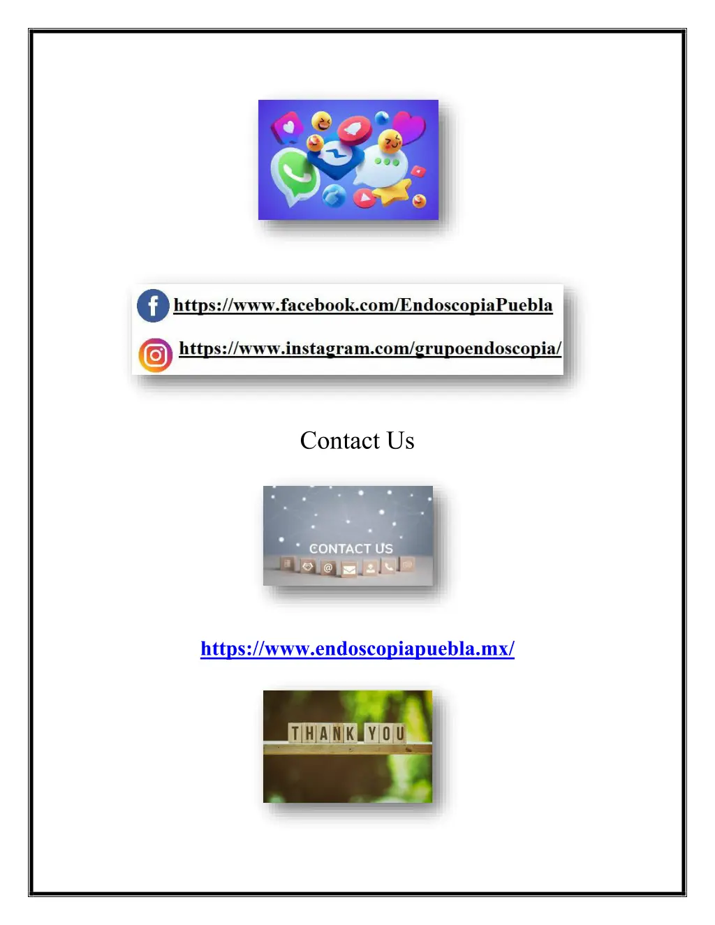 contact us