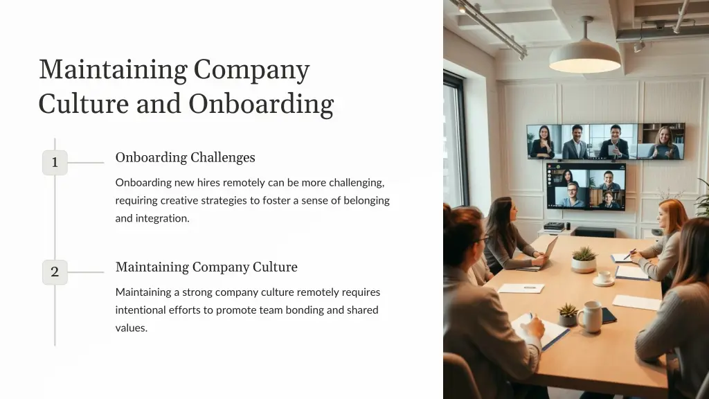 maintaining company culture and onboarding