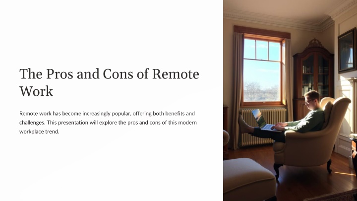 the pros and cons of remote work