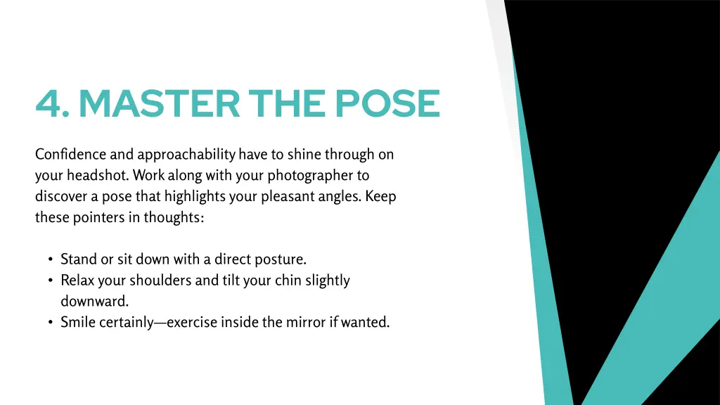 4 master the pose