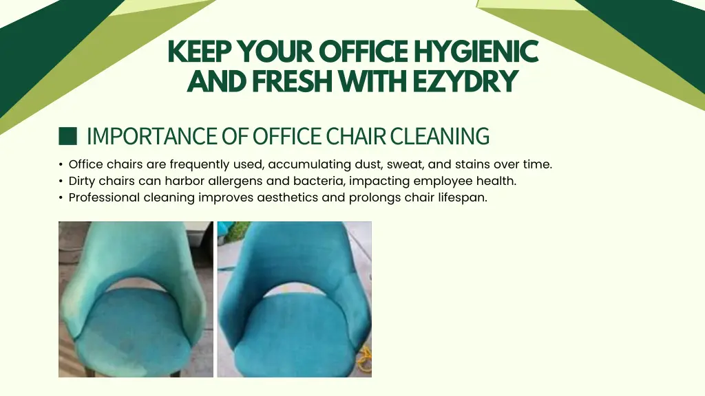 keep your office hygienic and fresh with ezydry
