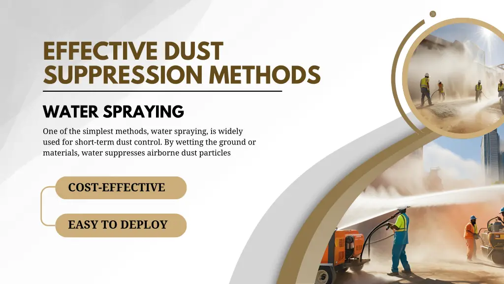 effective dust suppression methods