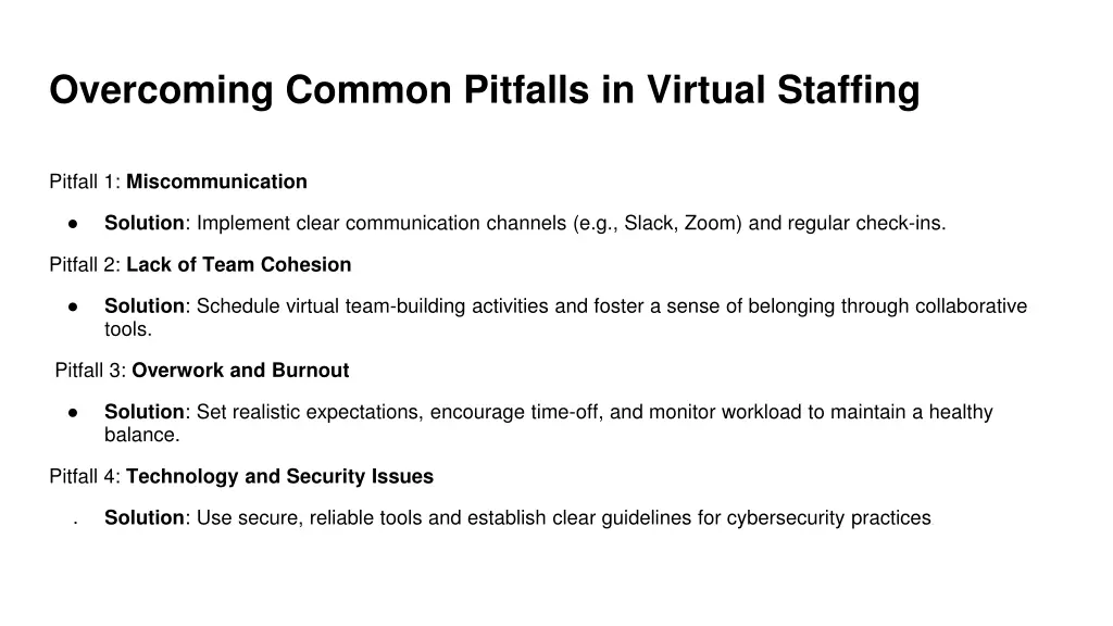 overcoming common pitfalls in virtual staffing 1