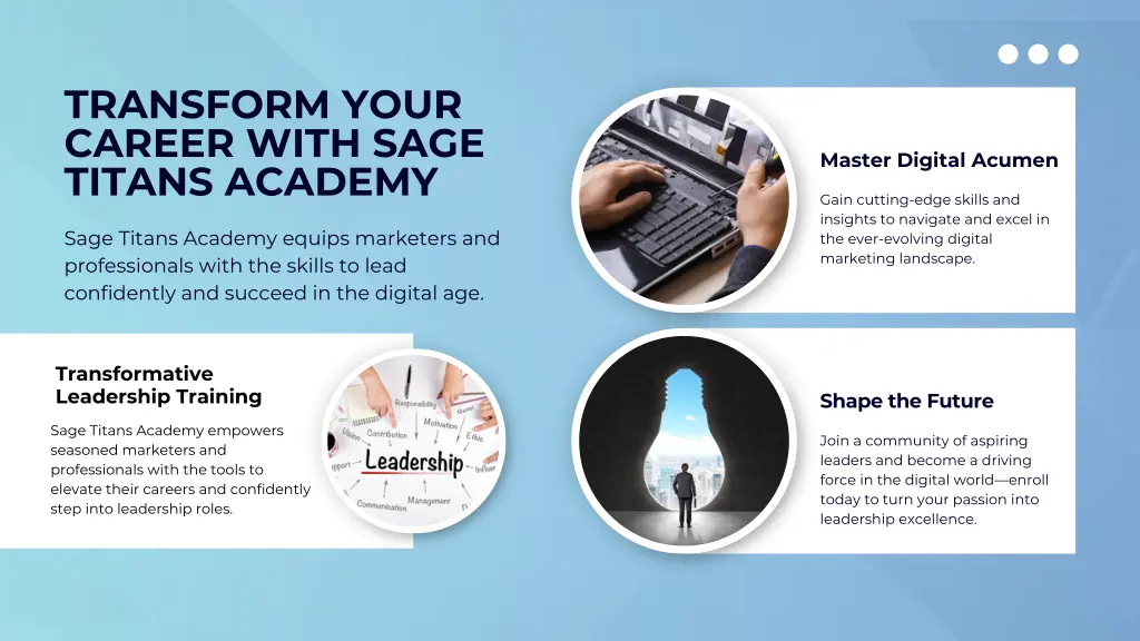 transform your career with sage titans academy