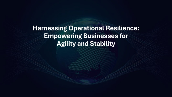 harnessing operational resilience empowering