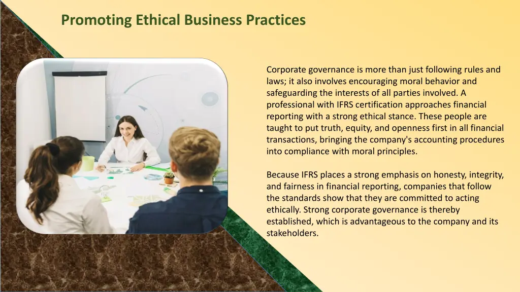 promoting ethical business practices