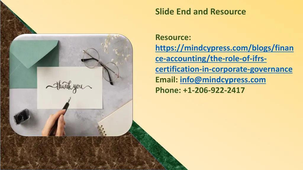 slide end and resource