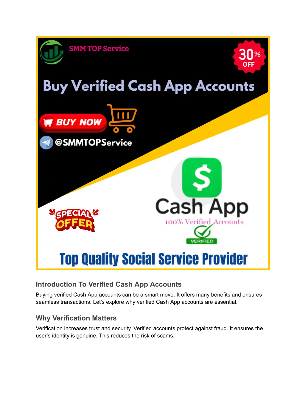 introduction to verified cash app accounts
