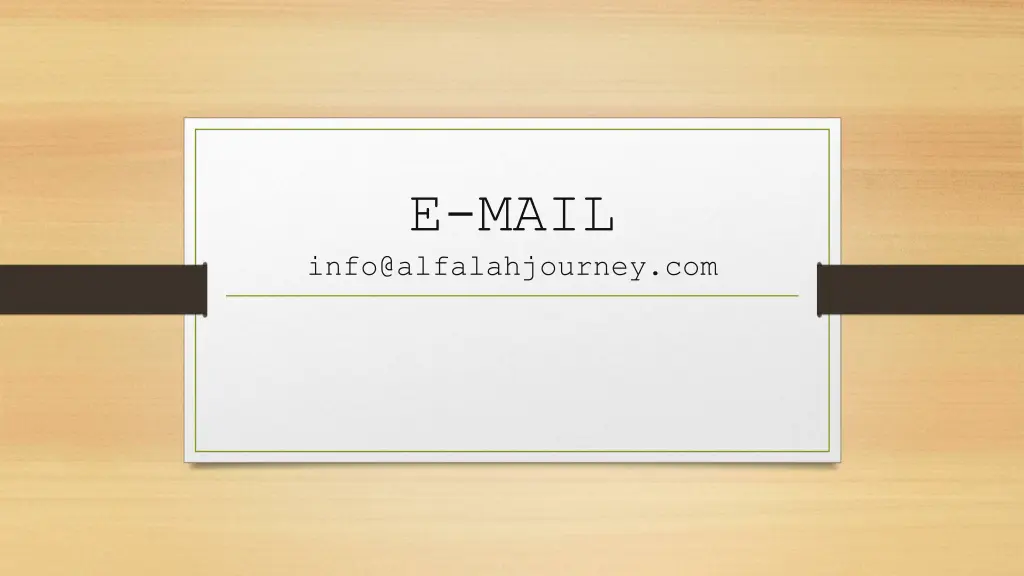 e mail info@alfalahjourney com
