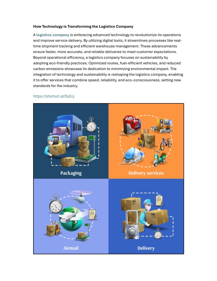 how technology is transforming the logistics