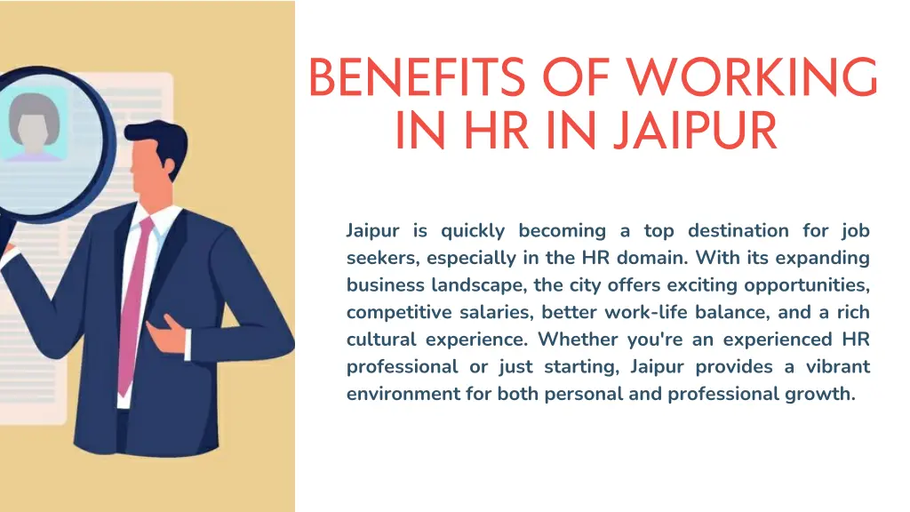 benefits of working in hr in jaipur