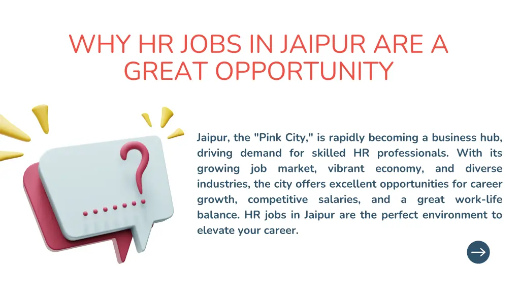 why hr jobs in jaipur are a great opportunity
