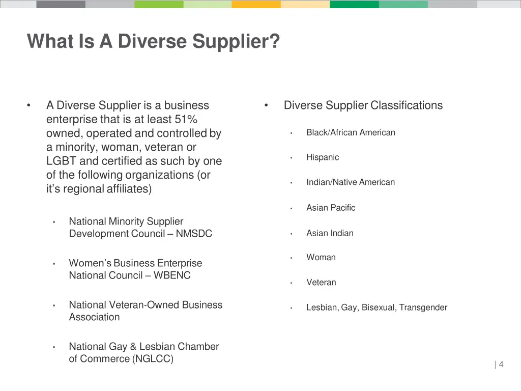 what is a diverse supplier