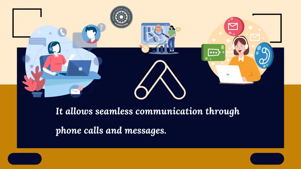 it allows seamless communication through