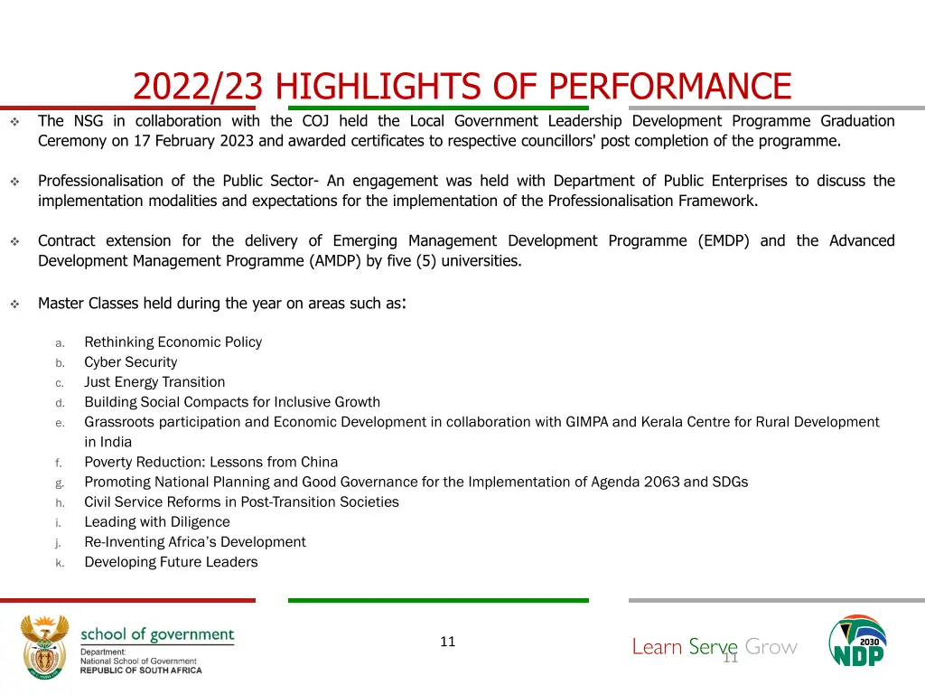 2022 23 highlights of performance 1