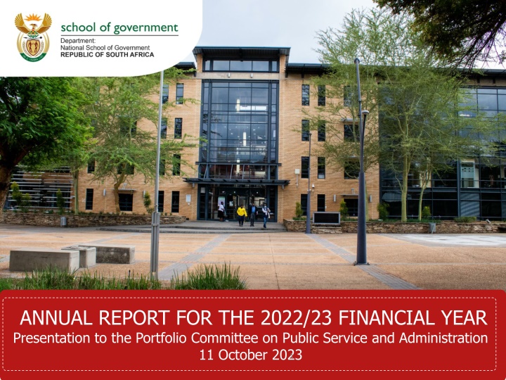 annual report for the 2022 23 financial year