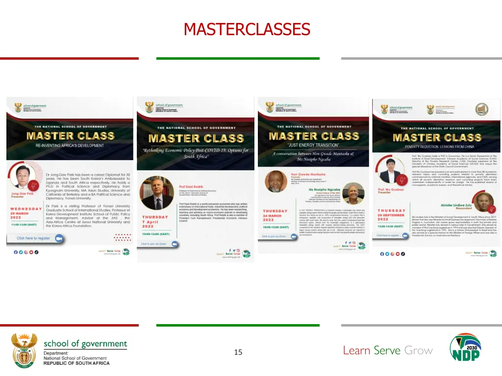 masterclasses