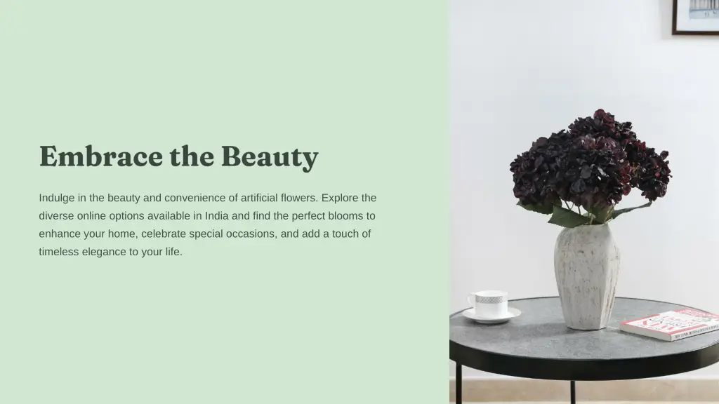 indulge in the beauty and convenience