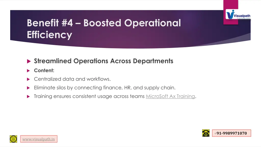 benefit 4 boosted operational efficiency