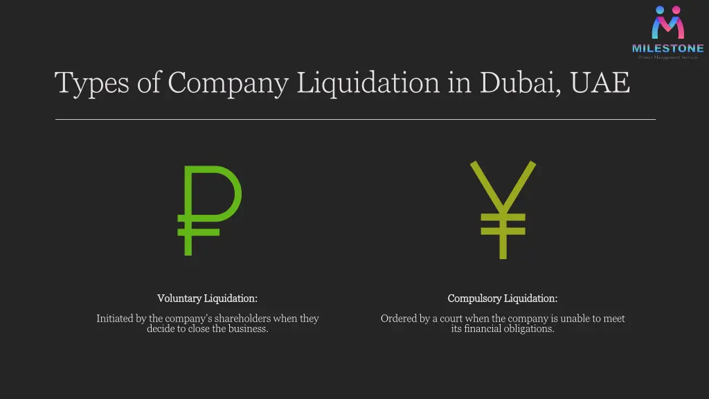 types of company liquidation in dubai uae