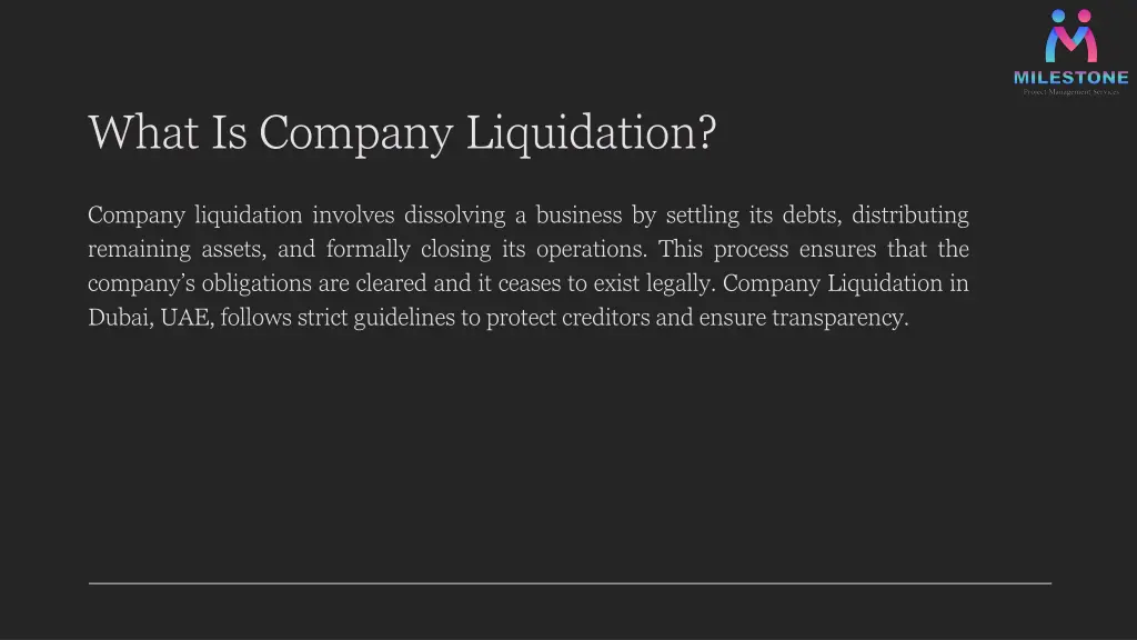 what is company liquidation