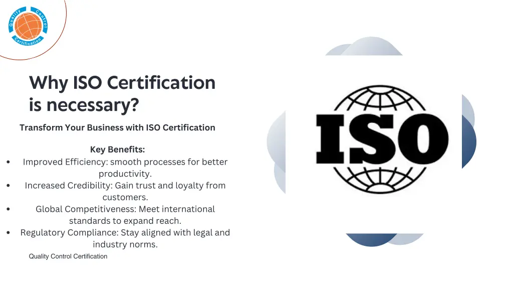 why iso certification is necessary