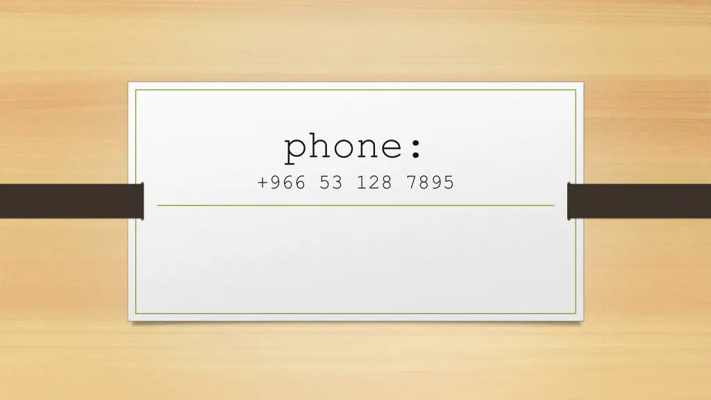 phone 966 53 128 7895
