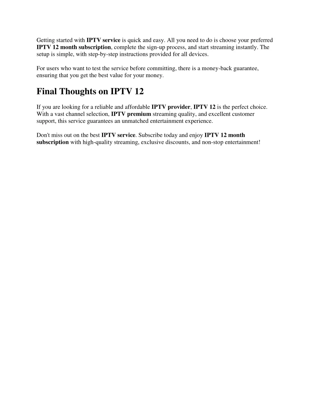 getting started with iptv service is quick