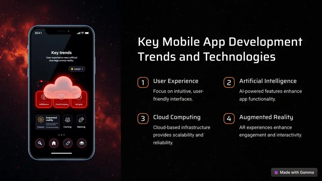 key mobile app development trends and technologies