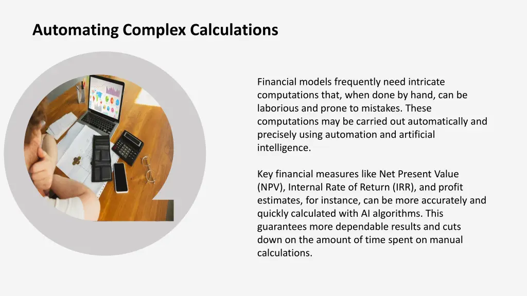 automating complex calculations