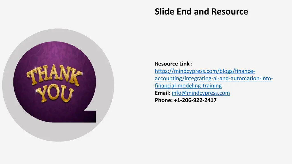 slide end and resource