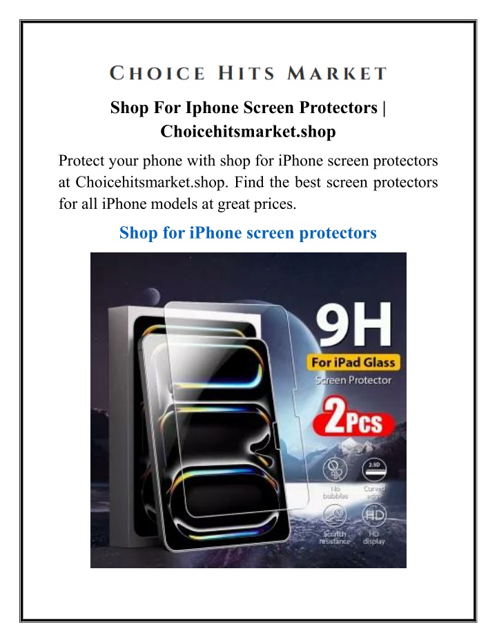 shop for iphone screen protectors
