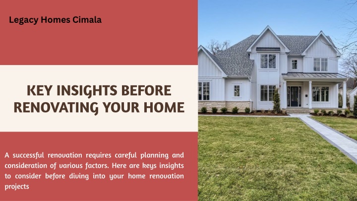 legacy homes cimala