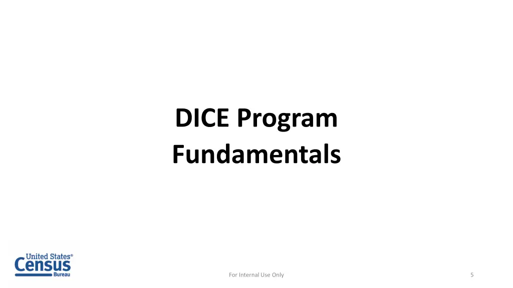 dice program fundamentals