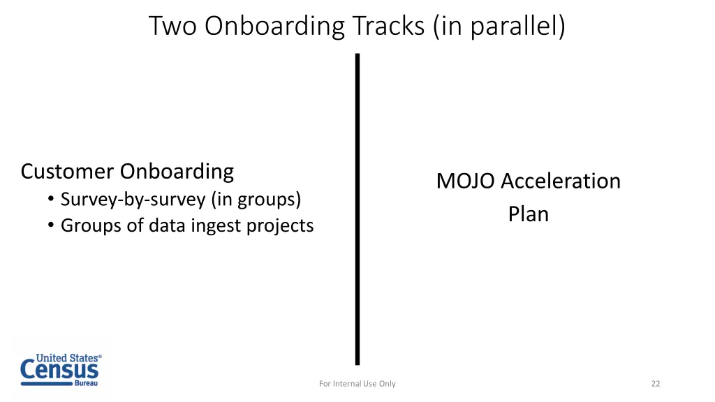 two onboarding tracks in parallel