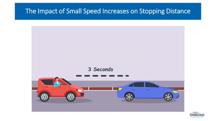 the impact of small speed increases on stopping