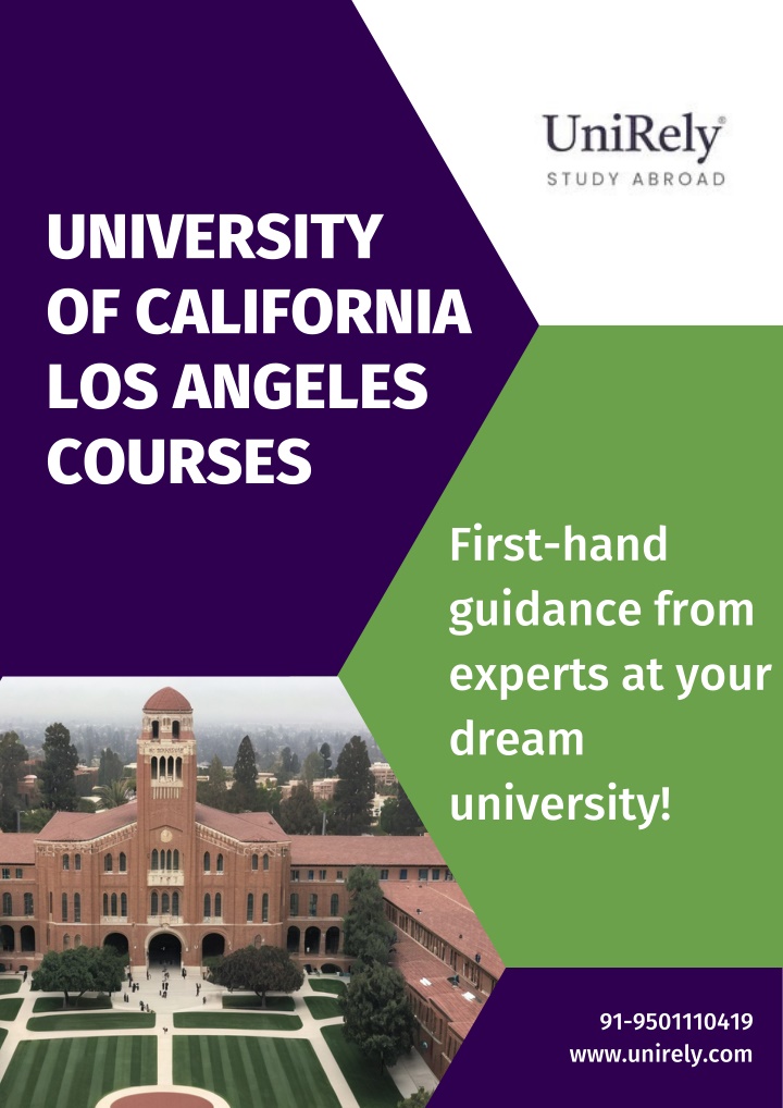 university of california los angeles courses