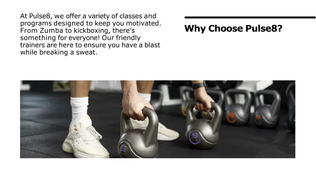 at pulse8 we offer a variety of classes