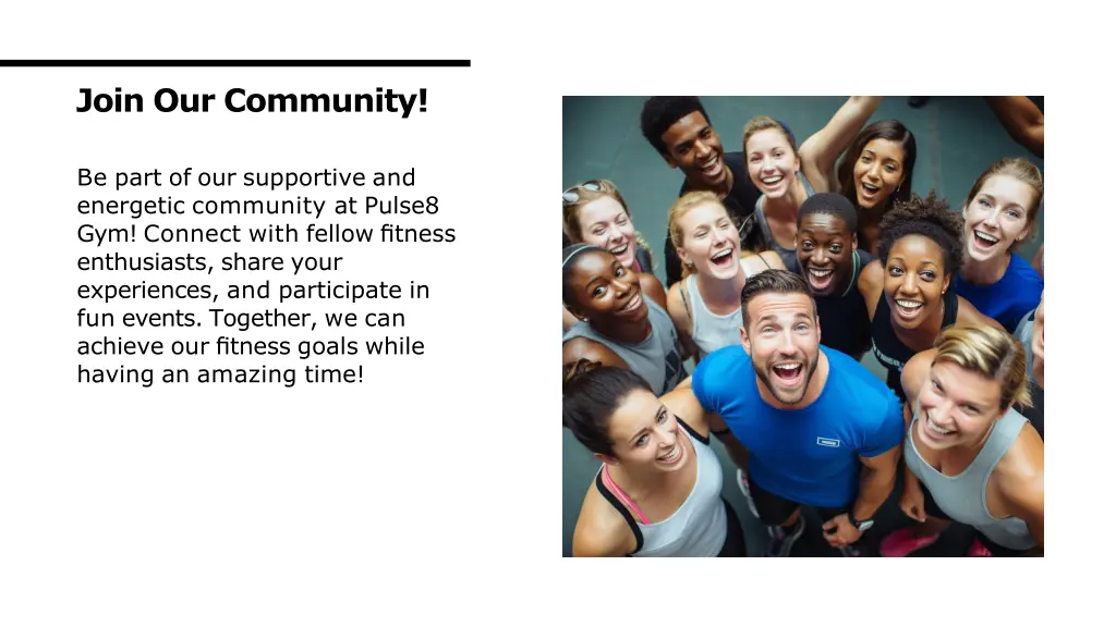 join our community