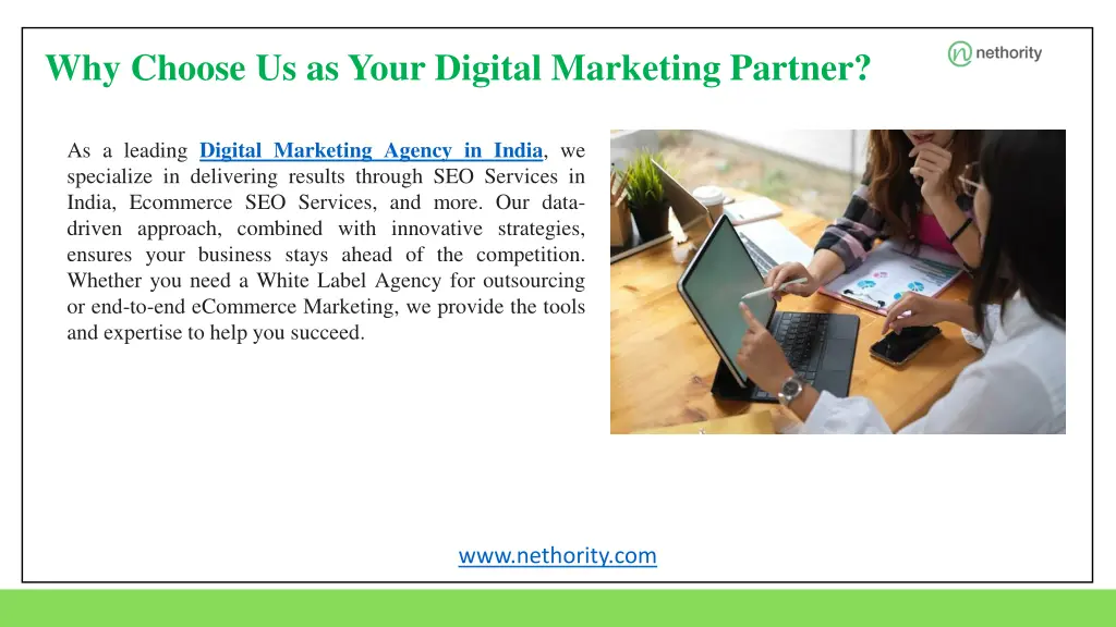 why choose us as your digital marketing partner