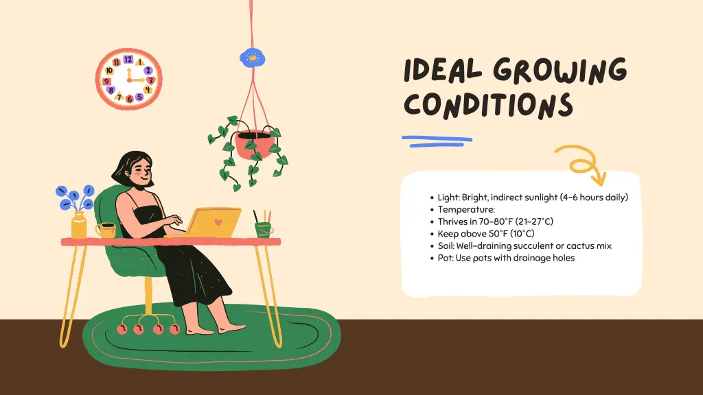 ideal growing conditions